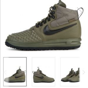 Olive green Nike water resistant shoe